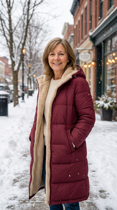 Amelia | Elegant Reversible Coat