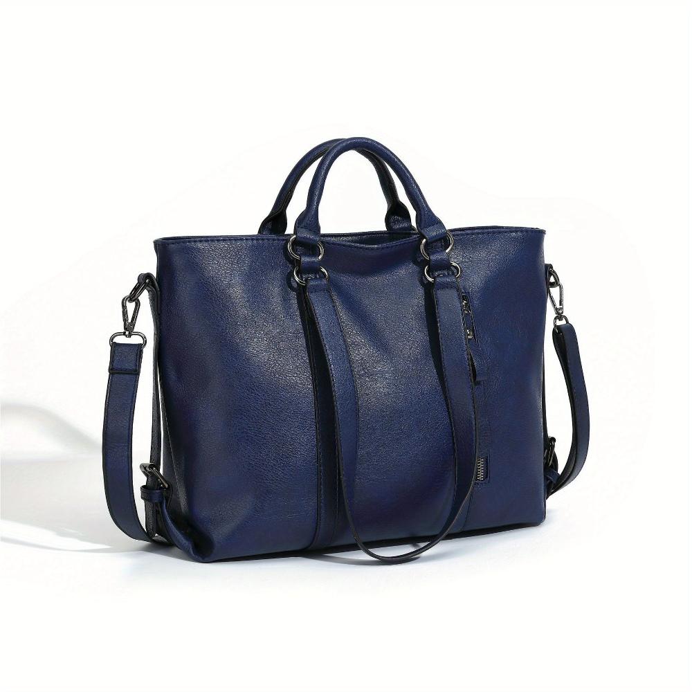 Rania | Classic Leather Tote Bag