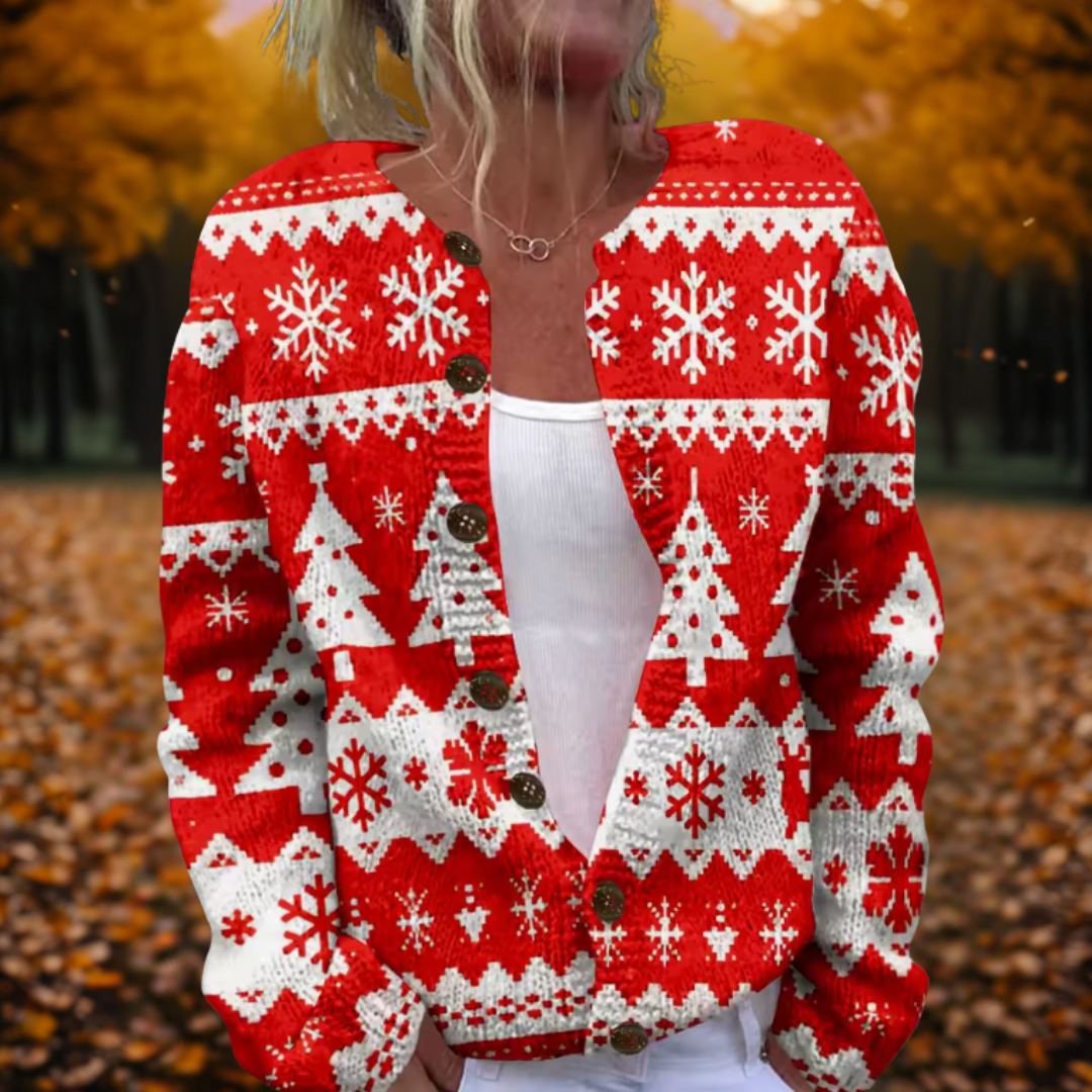 Connie - Festive Cardigan