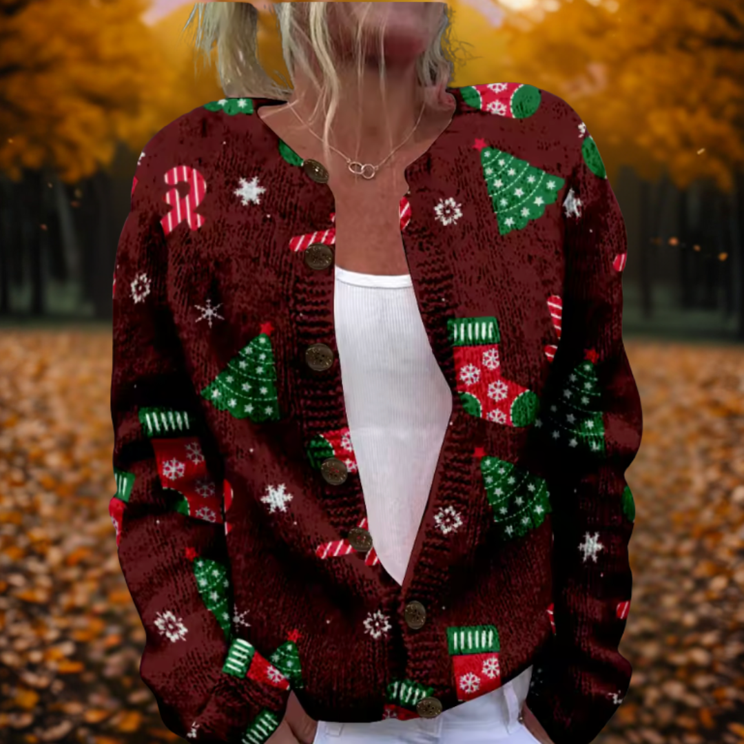 Wendy - Festive Cardigan