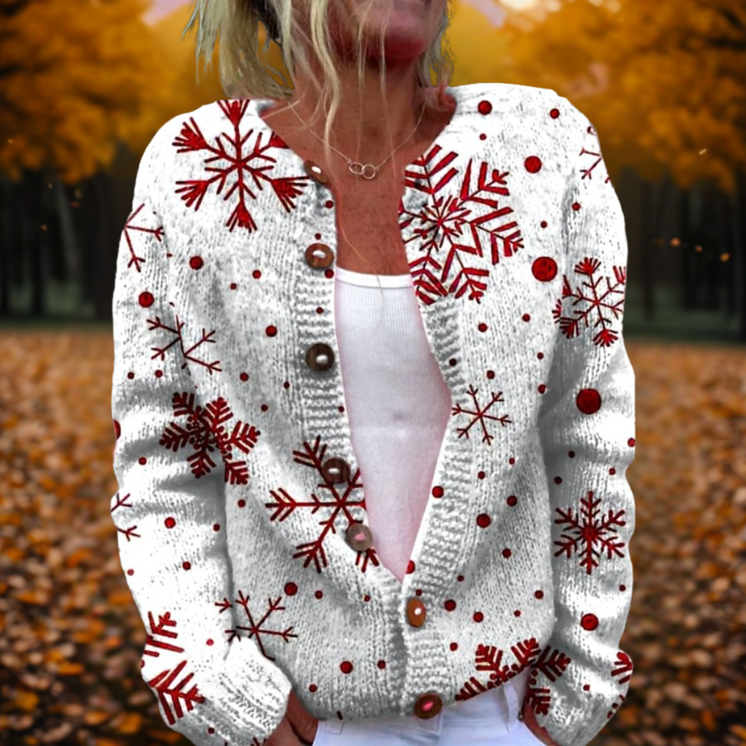 Ann - Snowflake Cardigan