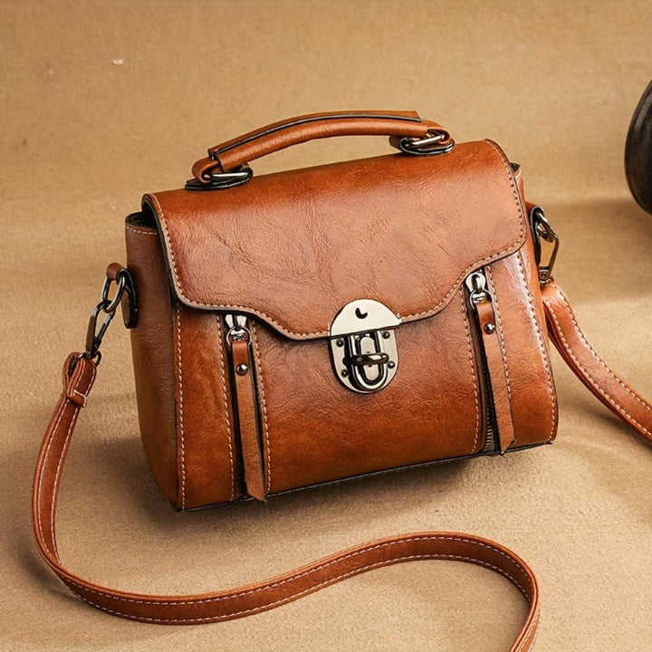 Marwa | Vintage Leather Crossbody Bag