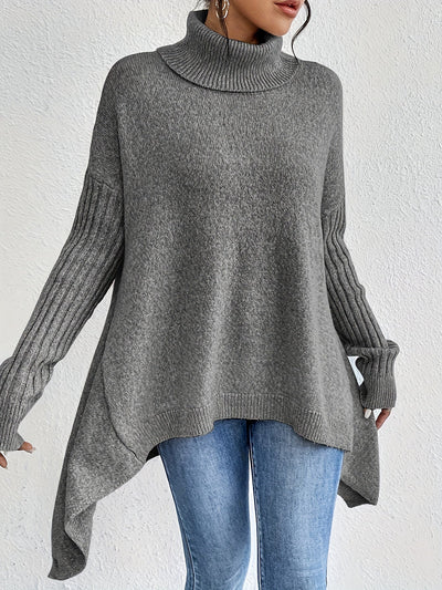Audrey | Luxe Turtleneck Poncho