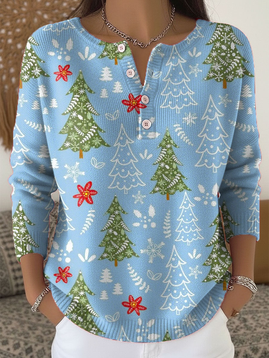 Edith | Christmas Sweater with Buttons