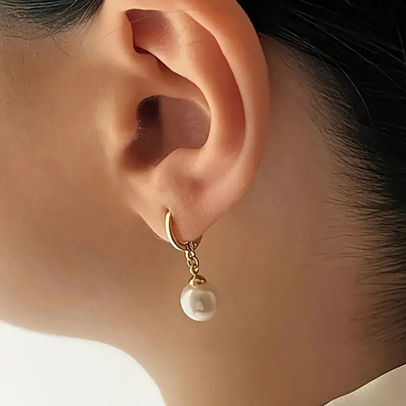 Pearl Harmony | Gold Necklace &amp; Earrings Set