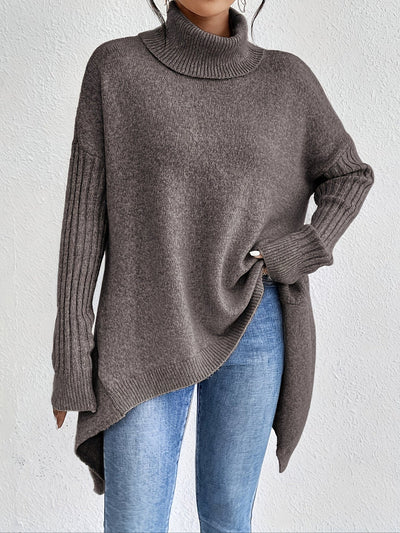 Audrey | Luxe Turtleneck Poncho
