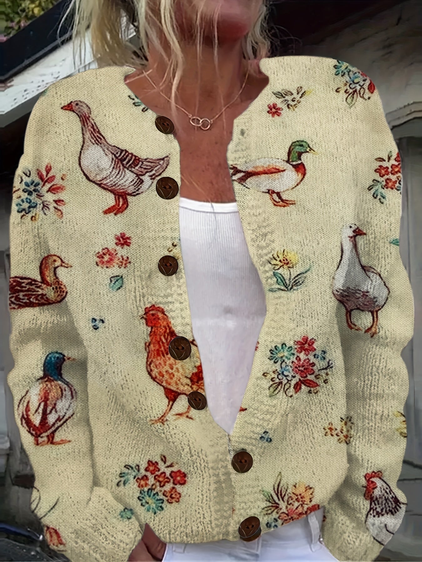 Maisie – Country Meadow Knit Cardigan