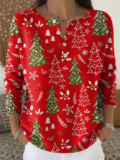Edith | Christmas Sweater with Buttons