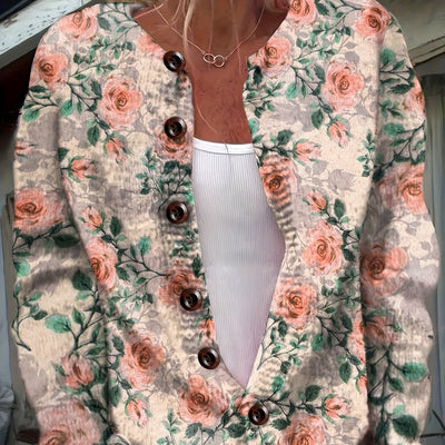 Isabella – Rose Garden Knit Cardigan