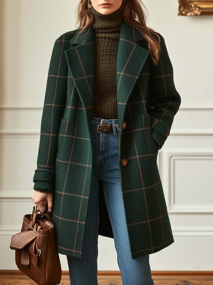 Emilia | Plaid Coat