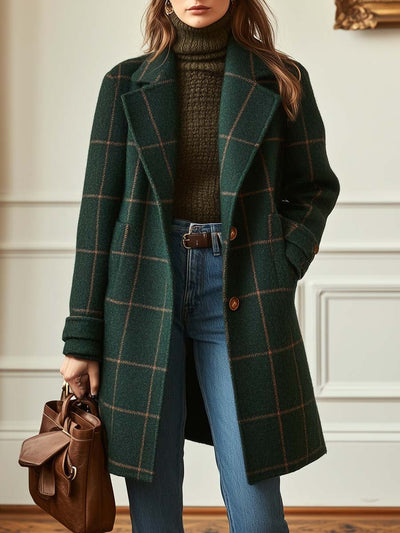Emilia | Plaid Coat