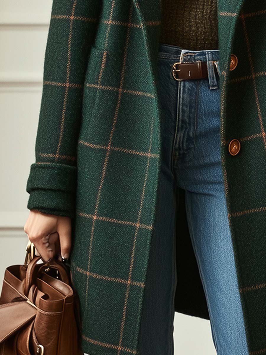 Emilia | Plaid Coat
