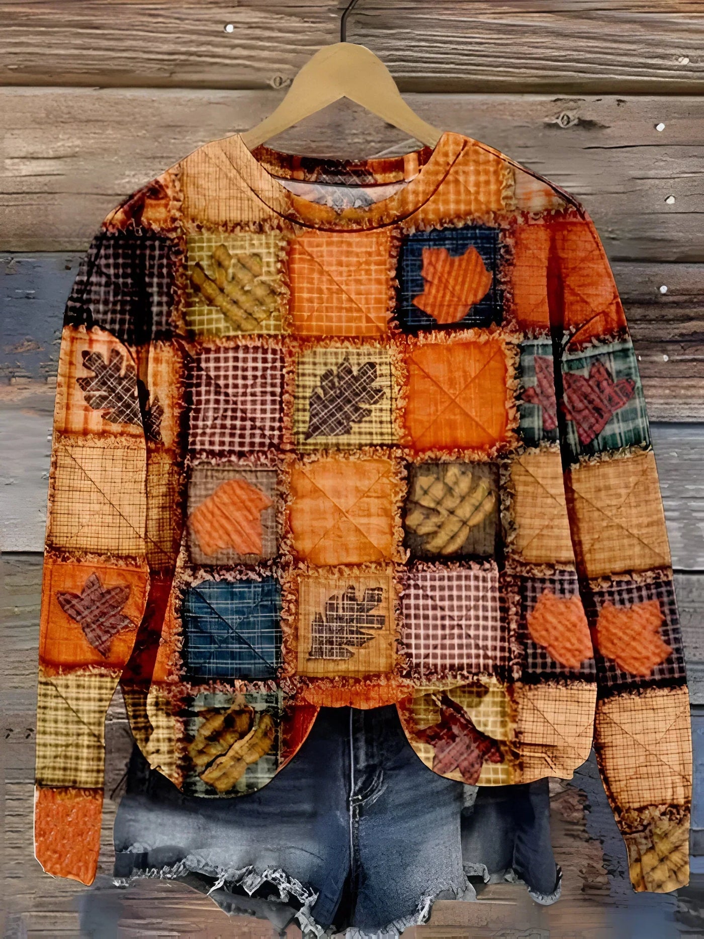 Autumn - Soft Patchwork Sweater