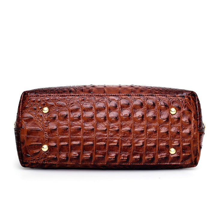 Soraya | Croc-Embossed Leather Handbag